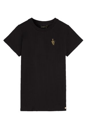 Josh V JV ZOE EMBROIDERY slim fit T-shirt 300 black Josh V JV ZOE EMBROIDERY slim fit T-shirt 300 black
