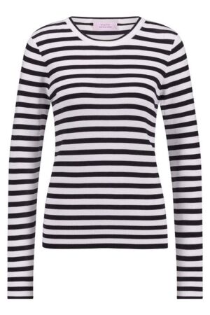 Studio Anneloes Luna stripe pullover 1190 off white/black Studio Anneloes Luna stripe pullover 1190 off white/black