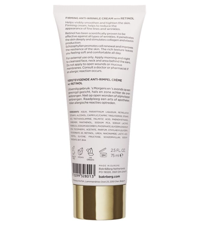 BAKR&BERG Retinol crème  Wit