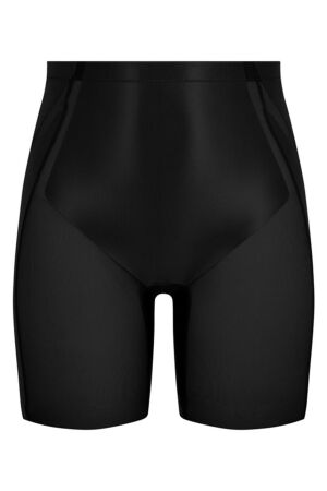 Spanx Shaping Satin - Booty-Lifting Mid-Thigh Short 9999 Very Black Spanx Shaping Satin - Booty-Lifting Mid-Thigh Short 9999 Very Black