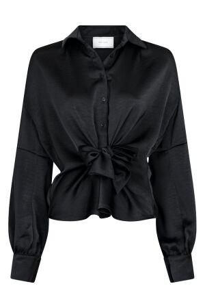 Neo Noir Naja Satin Shirt 100 Black Neo Noir Naja Satin Shirt 100 Black