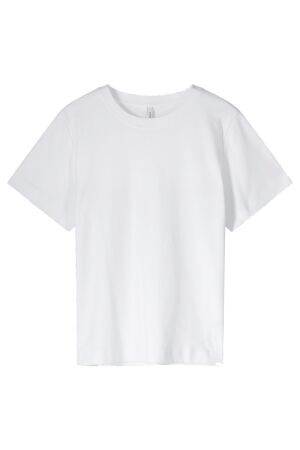 Summum Short sleeve top Classic Cotton Tee 110 White Summum Short sleeve top Classic Cotton Tee 110 White