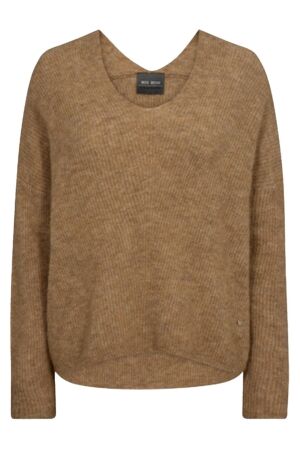 Mos Mosh MMThora V-Neck Knit 784 tannin
