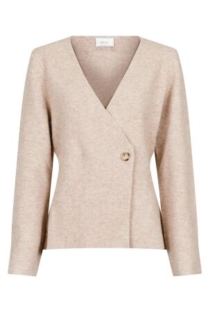 Neo Noir Marie Louise Knit Cardigan 119 Sand Melange Neo Noir Marie Louise Knit Cardigan 119 Sand Melange