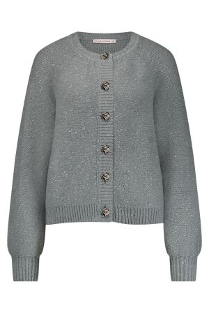 Studio Anneloes Kaya cardigan 9100 light grey Studio Anneloes Kaya cardigan 9100 light grey