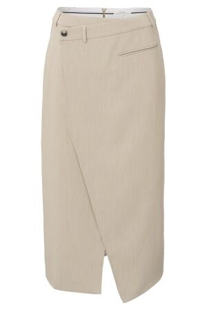 YAYA Woven melange midi skirt with 513042 YAYA Woven melange midi skirt with 513042