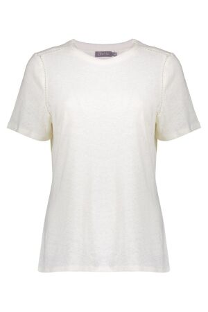 Geisha T-shirt with fancy tape 10 off-white Geisha T-shirt with fancy tape 10 off-white
