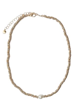 Bow 19 Glow Short Necklace Gold Gold Bow 19 Glow Short Necklace Gold Gold