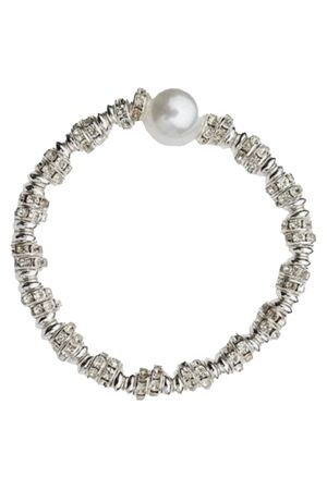 Bow 19 Glow Bracelet Elastic Silver Silver Bow 19 Glow Bracelet Elastic Silver Silver