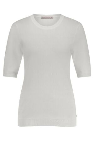 Studio Anneloes Lana ssl solid pullover 1100 off white