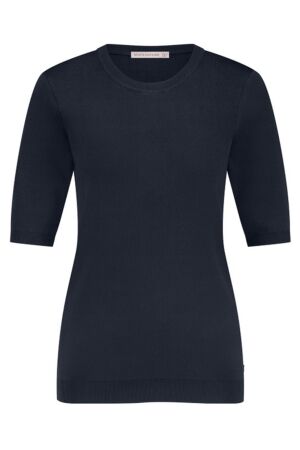 Studio Anneloes Lana ssl solid pullover 6900 dark blue Studio Anneloes Lana ssl solid pullover 6900 dark blue