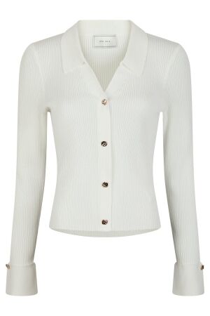Neo Noir Ylvie Knit Blouse Off white