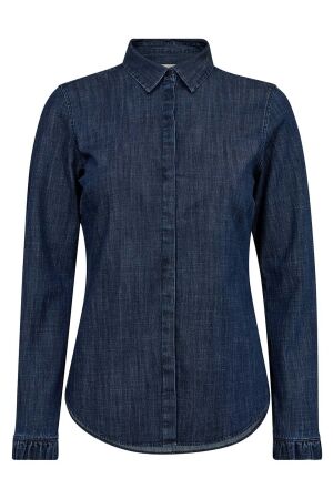 Mos Mosh MMMattie Flip Denim Shirt 447 dark blue Mos Mosh MMMattie Flip Denim Shirt 447 dark blue