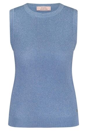Studio Anneloes Lieske twinset singlet 6000 mid blue Studio Anneloes Lieske twinset singlet 6000 mid blue