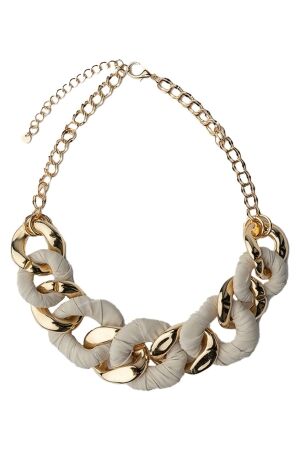 Bow 19 Luisa Necklace Greige Greige Bow 19 Luisa Necklace Greige Greige