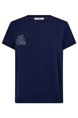 Co'Couture Siara, Outline Tee 12040 Navy/White Co'Couture Siara, Outline Tee 12040 Navy/White