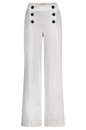 Studio Anneloes Lexie sailor bnd pinstripe trousers 1169 off white/dark blue Studio Anneloes Lexie sailor bnd pinstripe trousers 1169 off white/dark blue