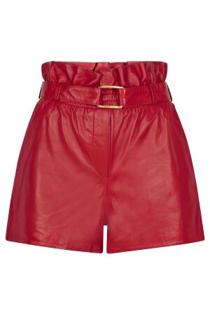 Ibana Semmie, leren shorts Barbados Cherry Ibana Semmie, leren shorts Barbados Cherry