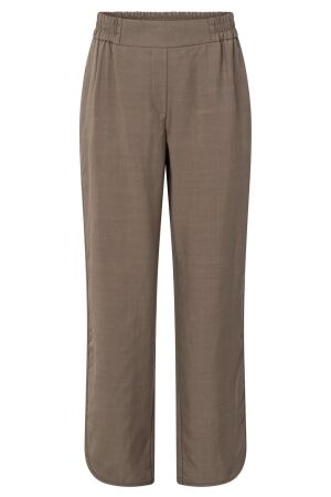 YAYA Woven trousers with curved hem 99948