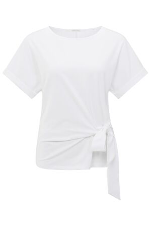 YAYA T-shirt with knotted detail 00000 YAYA T-shirt with knotted detail 00000