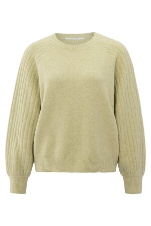 YAYA Rib mixed sweater ls 505222 YAYA Rib mixed sweater ls 505222