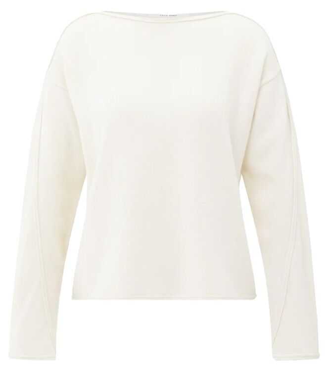 YAYA 01-000489-509 OFF WHITE KNIT