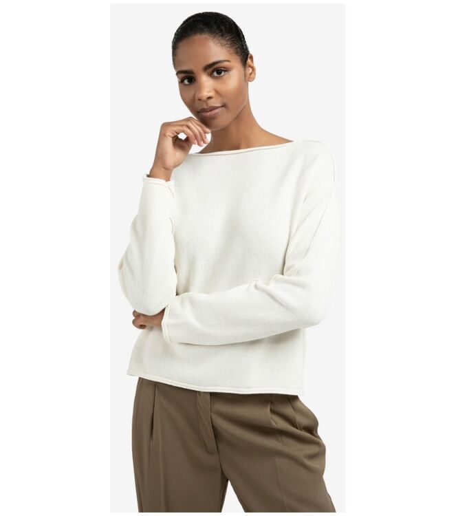 YAYA 01-000489-509 OFF WHITE KNIT