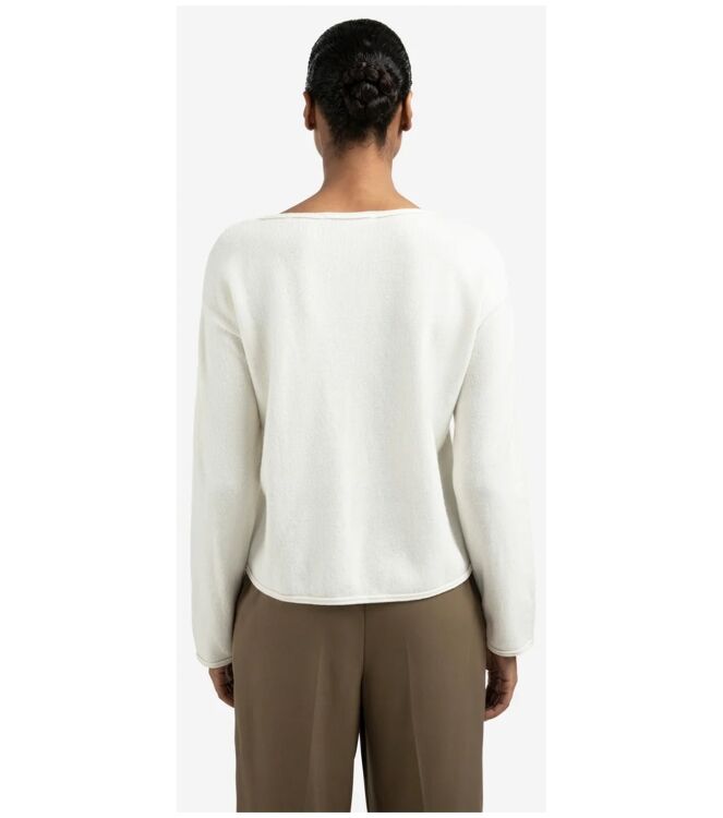 YAYA 01-000489-509 OFF WHITE KNIT