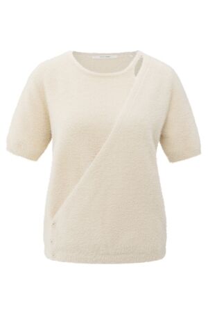 YAYA Fluffy cardigan overlaping ss 99005 YAYA Fluffy cardigan overlaping ss 99005