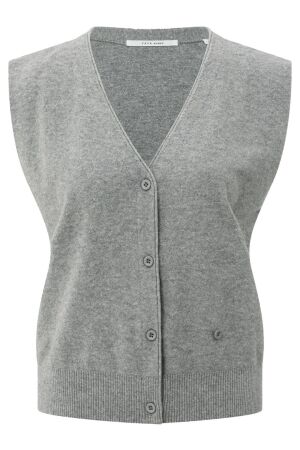YAYA Knitted gilet a-symmetric butt 99022 YAYA Knitted gilet a-symmetric butt 99022