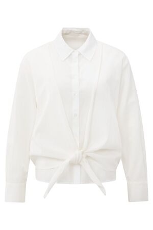 YAYA Layered blouse with knot 99014