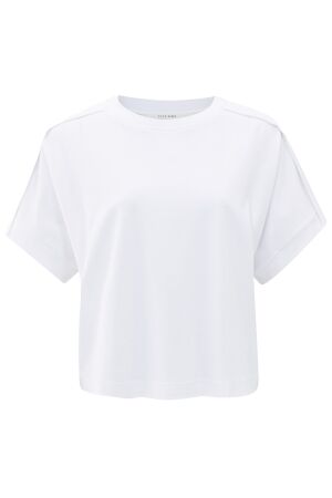 YAYA Jersey top with folded detail 00000 YAYA Jersey top with folded detail 00000