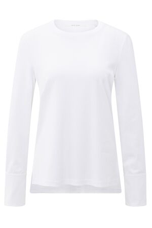 YAYA Long sleeve jersey top with wo 00000