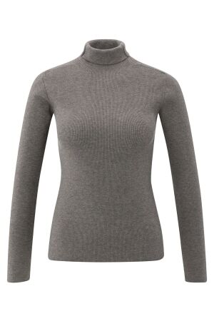 YAYA Ribbed top with turtleneck 99032 YAYA Ribbed top with turtleneck 99032