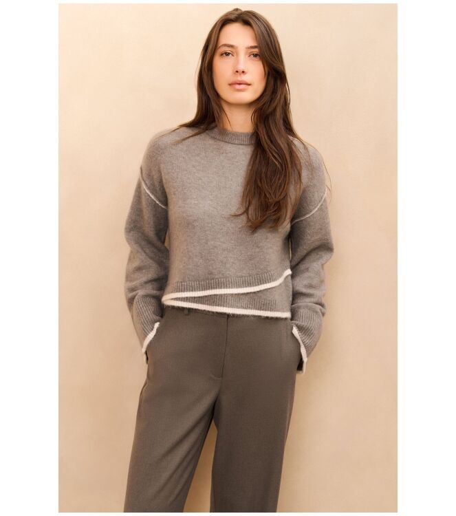 YAYA 01-000519-510 TAUPE GREY MELANGE