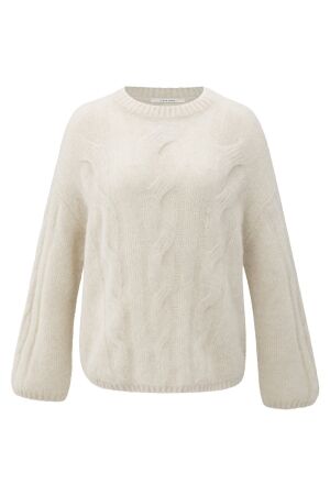 YAYA Soft cable knit sweater 99035 YAYA Soft cable knit sweater 99035