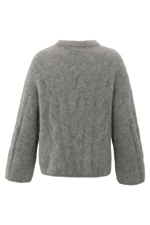 YAYA Soft cable knit sweater 990322