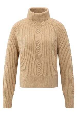 YAYA Sweater with cable detail 990302