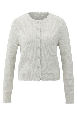YAYA Cardigan with trim details 990312
