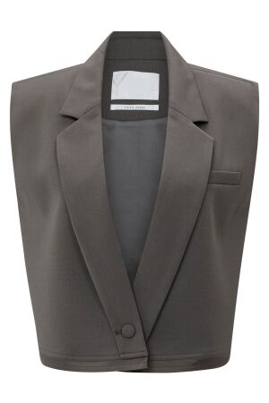 YAYA Sleeveless short blazer 80307