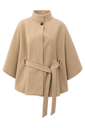 YAYA Soft woven poncho with collar 990302 YAYA Soft woven poncho with collar 990302