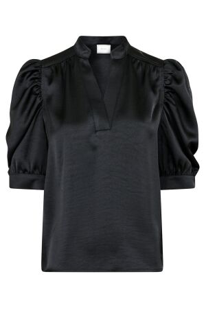 Neo Noir Roella Heavy Sateen Blouse 100 Black Neo Noir Roella Heavy Sateen Blouse 100 Black