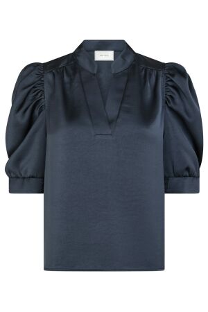 Neo Noir Roella Heavy Sateen Blouse 678 Midnight Blue