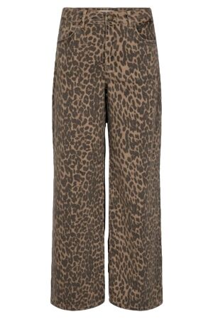 Mos Mosh MMDara Leo Pants, regular 987 leopard print