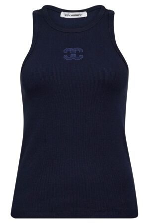 Co'Couture Sahara, Embroidery Tank Top 120 Navy Co'Couture Sahara, Embroidery Tank Top 120 Navy