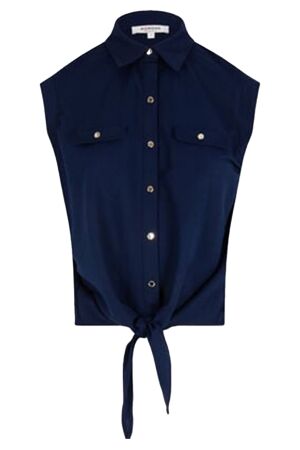 Morgan Sleeveless blouse petroleum blue Morgan Sleeveless blouse petroleum blue