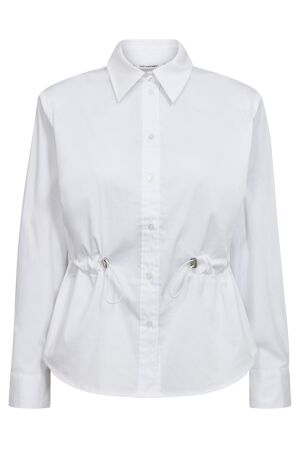 Co'Couture SannaCC Tie Waist Shirt White Co'Couture SannaCC Tie Waist Shirt White