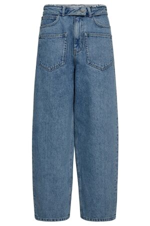 Haute L'amitié Flip Waist Pocket Tall Jeans Bleached denim Haute L'amitié Flip Waist Pocket Tall Jeans Bleached denim