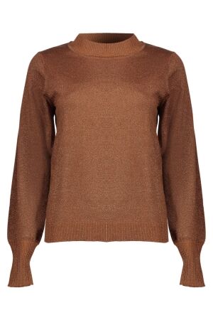 Geisha Pullover basic turtle lurex 735 camel/copper Geisha Pullover basic turtle lurex 735 camel/copper