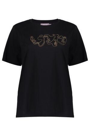 Geisha T-shirt faces 999 black/gold Geisha T-shirt faces 999 black/gold